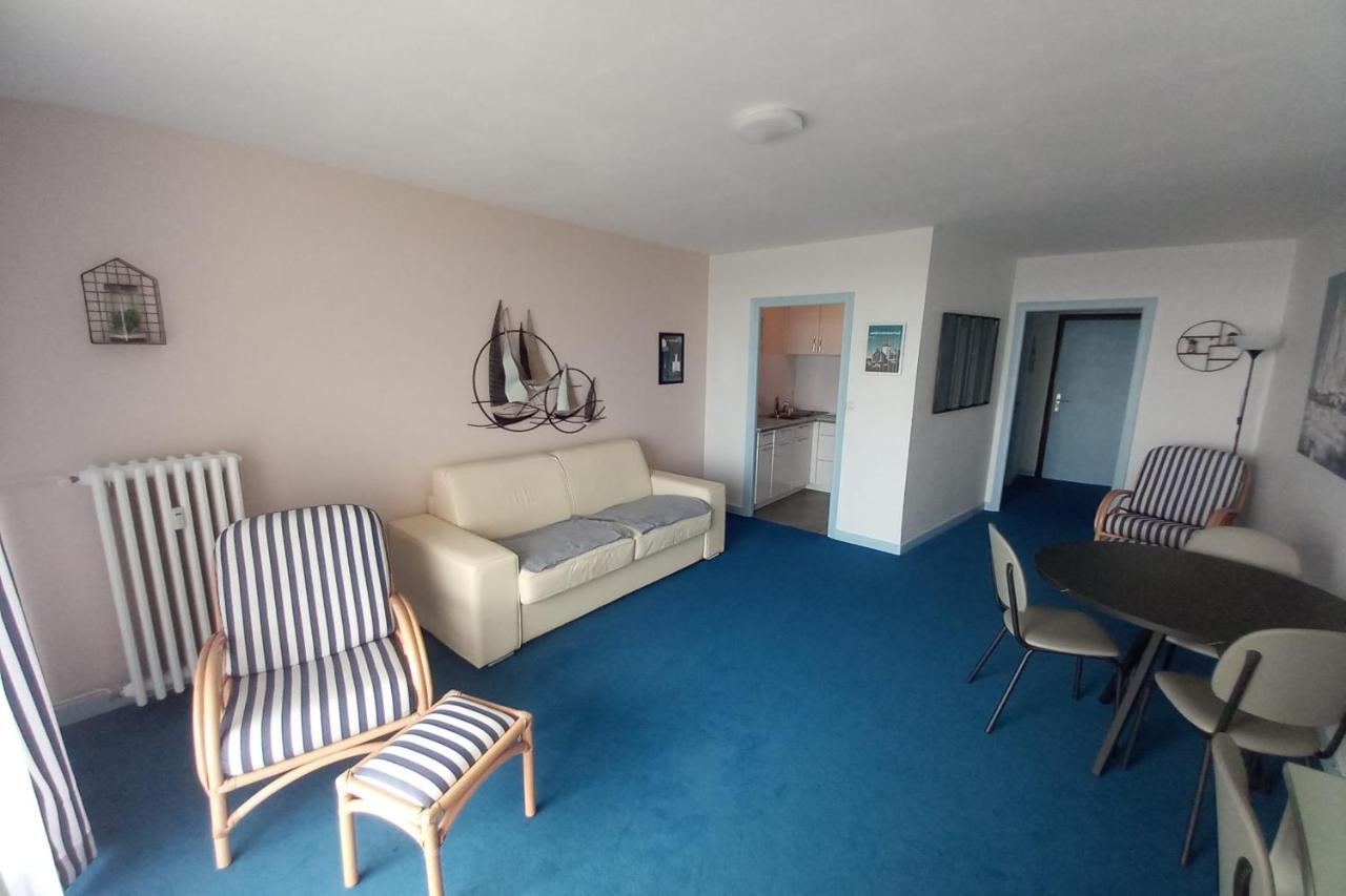 Grand Studio Vue Mer Dans Residence Des 3 Iles Pres De La Thalasso Quiberon Kültér fotó