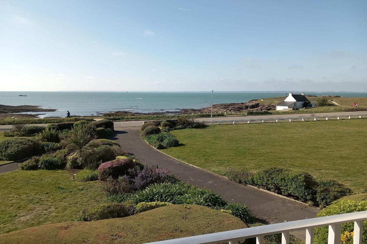 Grand Studio Vue Mer Dans Residence Des 3 Iles Pres De La Thalasso Quiberon Kültér fotó